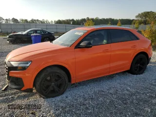 2022 Audi Q8 Premium with VIN WA1AVBF19ND031937, listed as a Copart auction lot 75729814 with 35,310 mi miles and Salvage title. Bid and sale history available at DreamBid. Image 1.