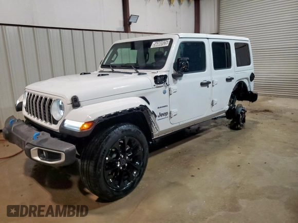 2024 Jeep Wrangler Sahara with VIN 1C4RJXP65RW331514, listed as a Copart auction lot 56888935 with 18,507 mi miles and Clean Title. Bid and sale history available at DreamBid. Image 1.
