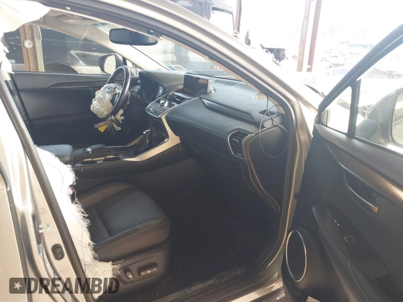 2018 Lexus NX with VIN JTJBARBZ5J2166393, listed as a IAAI auction lot 41772242 with 58,211 mi miles. Bid and sale history available at carsss.com. Image 5.