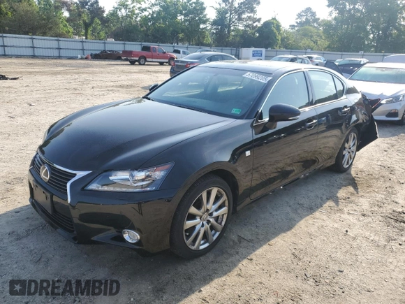 2015 Lexus GS 350 with VIN JTHCE1BL1FA002725, listed as a Copart auction lot 57099205 with 24,663 mi miles and Salvage title. Bid and sale history available at DreamBid. Image 1.