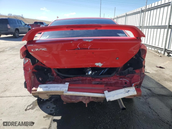 2001 Honda Civic EX with VIN 1HGEM21991L006366, listed as a Copart auction lot 47313725 with 203,351 mi miles and Salvage Title. Bid and sale history available at carsss.com. Image 6.