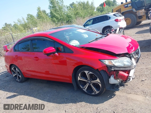 2014 Honda Civic Si with VIN 2HGFB6E55EH705800, listed as a IAAI auction lot 42470494 with 129,067 mi miles and . Bid and sale history available at DreamBid. Image 13.