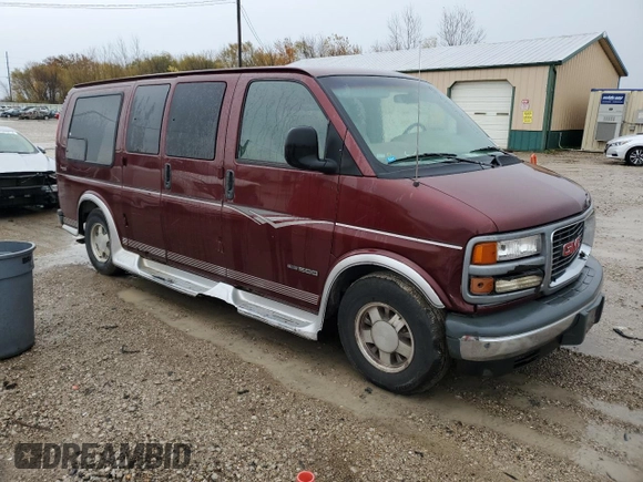 1999 GMC Savana z VIN 1GDFG15R3X1157847, wystawiony jako Copart lot #79041264 z przebiegiem 208 719 mil mil oraz Szkoda całkowita • Salvage title. Historia ofert i sprzedaży dostępna na DreamBid. Obrazek 4.