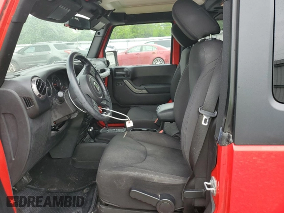 2015 Jeep Wrangler Sport с VIN 1C4AJWAG2FL698568, выставлен на аукционе Copart как лот 58222415 с пробегом 103 670 миль миль и Списание • Salvage title. История ставок и продаж доступна на DreamBid. Изображение 7.