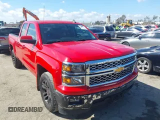 2015 Chevrolet Silverado 1500 LT with VIN 1GCRCREH5FZ260108, listed as a IAAI auction lot 41907415 with 115,089 mi miles. Bid and sale history available at carsss.com. Image 1.