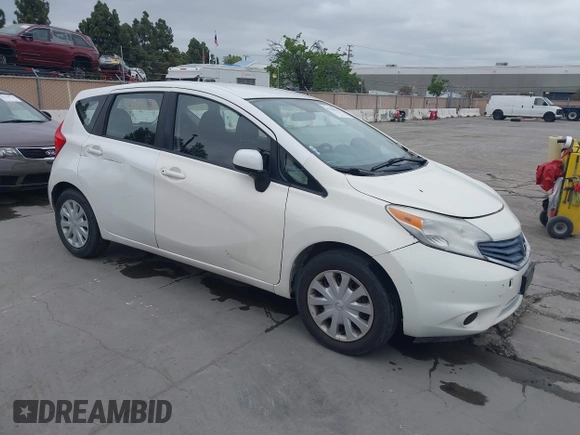 2014 Nissan Note S Plus with VIN 3N1CE2CP6EL398296, listed as a IAAI auction lot 42128123 with 93,688 mi miles and . Bid and sale history available at DreamBid. Image 1.