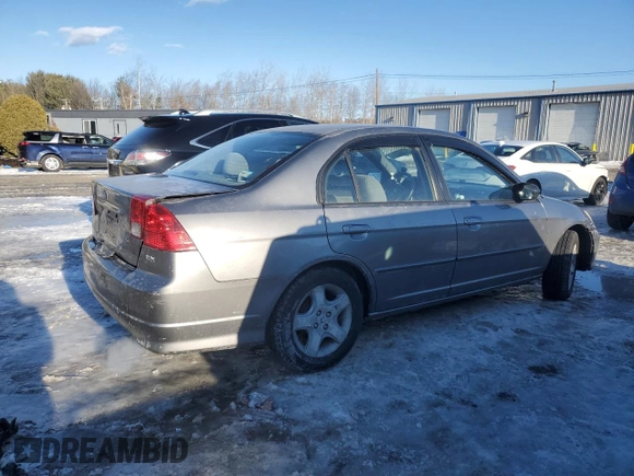 2004 Honda Civic EX with VIN 2HGES26854H613579, listed as a Copart auction lot 43901315 with 133,188 mi miles and Clean Title. Bid and sale history available at DreamBid. Image 3.