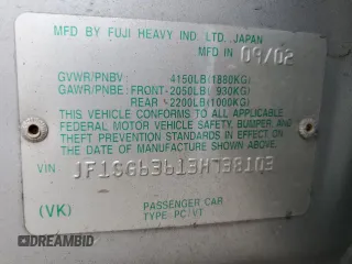 2003 Subaru Forester X with VIN JF1SG63613H738103, listed as a Copart auction lot 71112514 with 192,795 mi miles and Salvage Title. Bid and sale history available at carsss.com. Image 12.
