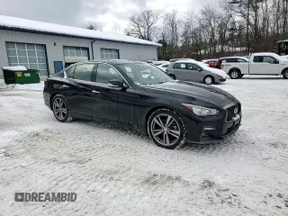 2021 Infiniti Q50 3.0t SIGNATURE EDITION with VIN JN1EV7CR2MM754805, listed as a Copart auction lot 44683285 with 36,408 mi miles and Salvage Title. Bid and sale history available at carsss.com. Image 11.