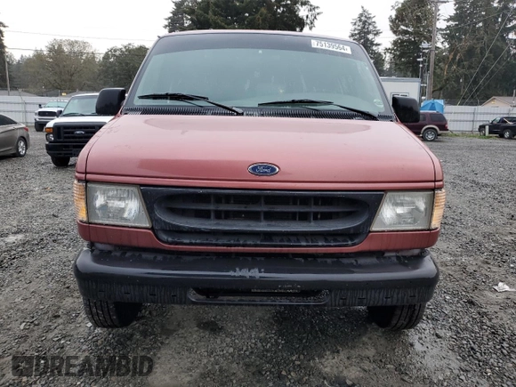 1999 Ford Econoline Passenger XL with VIN 1FBSS31LXXHB92928, listed as a Copart auction lot 75139564 with 192,037 mi miles and Clean Title. Bid and sale history available at DreamBid. Image 5.