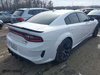 2021 Dodge Charger SRT Hellcat Widebody with VIN 2C3CDXL92MH585934, listed as a IAAI auction lot 41387883 with 20,873 mi miles. Bid and sale history available at carsss.com. Image 4.