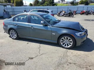 2011 BMW 3 Series 328i with VIN WBAPH5C57BA442733, listed as a Copart auction lot 51295525 with 95,182 mi miles and Salvage Title. Bid and sale history available at carsss.com. Image 4.