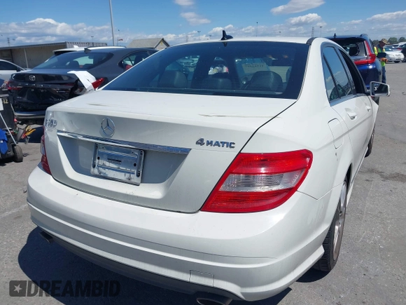 2011 Mercedes-Benz C-Class C 300 Sport with VIN WDDGF8BB4BA498815, listed as a IAAI auction lot 41942397 with 198,238 mi miles. Bid and sale history available at carsss.com. Image 4.