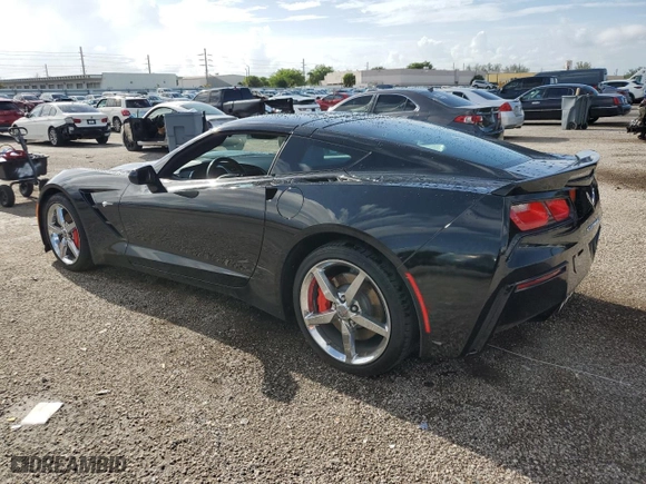 2014 Chevrolet Corvette Stingray 3LT with VIN 1G1YF2D79E5109175, listed as a Copart auction lot 69514604 with 17,514 mi miles and Clean Title. Bid and sale history available at carsss.com. Image 2.