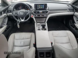 2020 Honda Accord EX-L with VIN 1HGCV2F52LA003155, listed as a Copart auction lot 57173685 with 28,722 mi miles and Salvage title. Bid and sale history available at DreamBid. Image 8.