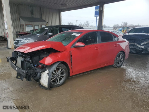 2022 Kia Forte LXS with VIN 3KPF24AD0NE418828, listed as a Copart auction lot 46868565 with 69,627 mi miles and Non Repairable. Bid and sale history available at carsss.com. Image 1.