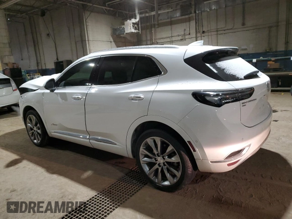 2021 Buick Envision Avenir with VIN LRBFZSR45MD060144, listed as a Copart auction lot 88958375 with 25,968 mi miles and Salvage Title. Bid and sale history available at carsss.com. Image 2.