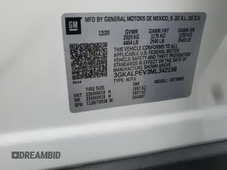 2021 GMC Terrain SLT z VIN 3GKALPEV3ML342158, wystawiony jako Copart lot #58979935 z przebiegiem 75 086 mil mil oraz Szkoda całkowita • Salvage title. Historia ofert i sprzedaży dostępna na DreamBid. Obrazek 13.