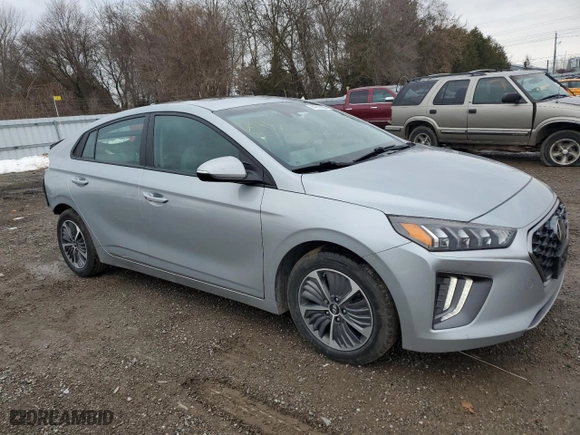 2021 Hyundai Ioniq Plug-In Hybrid SE with VIN KMHC65LDXMU245437, listed as a Copart auction lot 84065004 with NaN miles and Salvage Title. Bid and sale history available at carsss.com. Image 4.