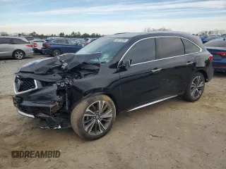 2019 Acura MDX Technology with VIN 5J8YD4H71KL032653, listed as a Copart auction lot 45511055 with Not provided miles and Salvage title. Bid and sale history available at DreamBid. Image 1.