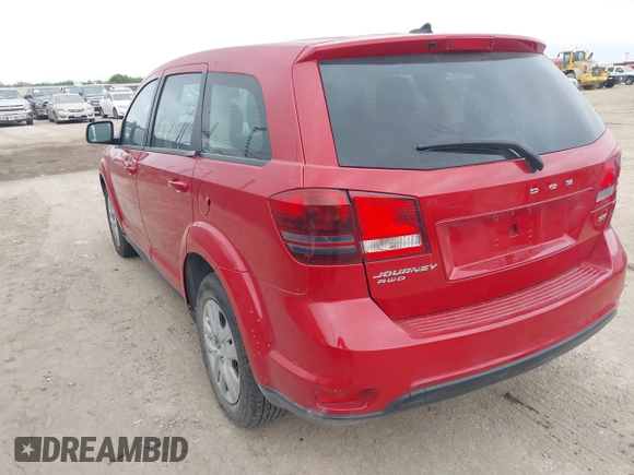2014 Dodge Journey SE with VIN 3C4PDCAB2ET268532, listed as a IAAI auction lot 42056175 with 126,005 mi miles and . Bid and sale history available at carsss.com. Image 3.