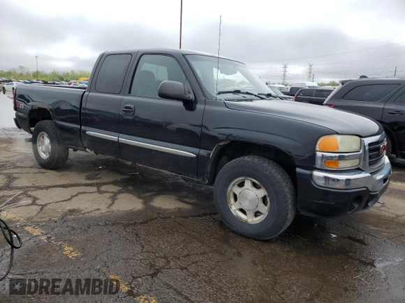 2004 GMC Sierra 1500 SLE z VIN 2GTEK19T541284612, wystawiony jako Copart lot #55847625 z przebiegiem Nie podano mil oraz Czysty tytuł • Clean title. Historia ofert i sprzedaży dostępna na DreamBid. Obrazek 4.