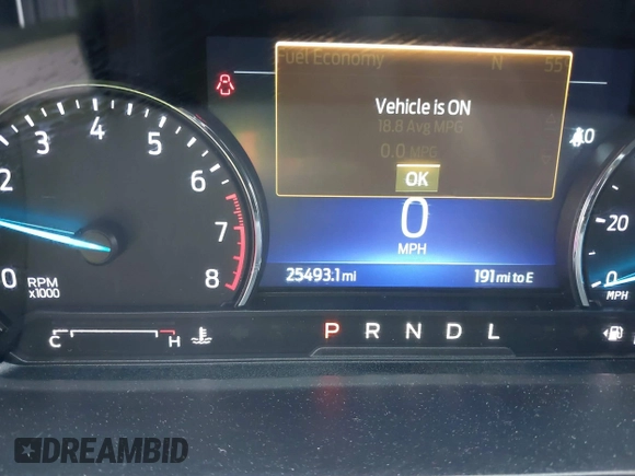 2023 Ford Explorer XLT with VIN 1FMSK8DH4PGA98237, listed as a IAAI auction lot 41950465 with 25,493 mi miles. Bid and sale history available at carsss.com. Image 7.