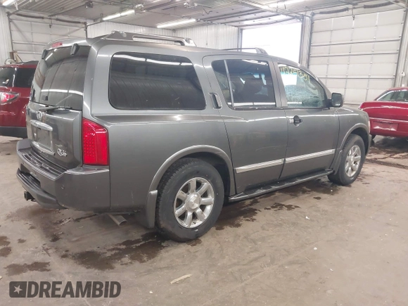 2006 Infiniti QX56 z VIN 5N3AA08C16N807092, wystawiony jako IAAI lot #42251351 z przebiegiem Nie podano mil oraz . Historia ofert i sprzedaży dostępna na DreamBid. Obrazek 4.