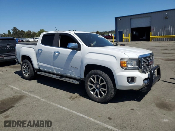 2017 GMC Canyon 4WD Denali z VIN 1GTG6EEN5H1308429, wystawiony jako Copart lot #56491935 z przebiegiem 92 122 mil mil oraz Szkoda całkowita • Salvage title. Historia ofert i sprzedaży dostępna na DreamBid. Obrazek 4.