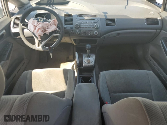 2010 Honda Civic LX with VIN 19XFA1F51AE016877, listed as a Copart auction lot 52275475 with 217,152 mi miles and Salvage Title. Bid and sale history available at DreamBid. Image 8.