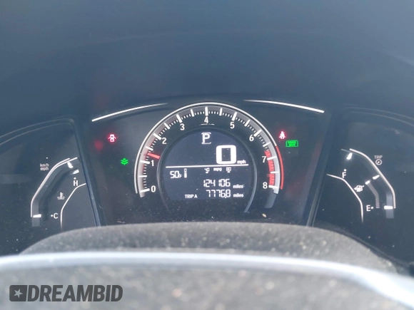 2016 Honda Civic Sedan LX with VIN 2HGFC2F55GH532108, listed as a IAAI auction lot 41860382 with 124,106 mi miles. Bid and sale history available at carsss.com. Image 7.