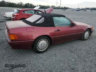 1991 Mercedes-Benz 500 z VIN WDBFA66E0MF016973, wystawiony jako Copart lot #78202724 z przebiegiem Nie podano mil oraz Szkoda całkowita • Salvage title. Historia ofert i sprzedaży dostępna na DreamBid. Obrazek 3.