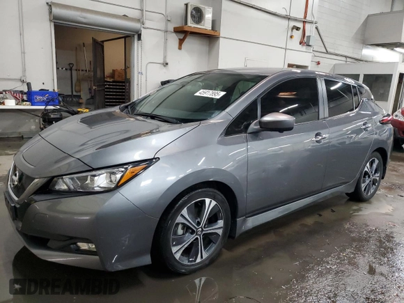 2020 Nissan LEAF SV with VIN 1N4AZ1CP5LC309710, listed as a Copart auction lot 45917895 with 59,758 mi miles and Clean title. Bid and sale history available at DreamBid. Image 1.