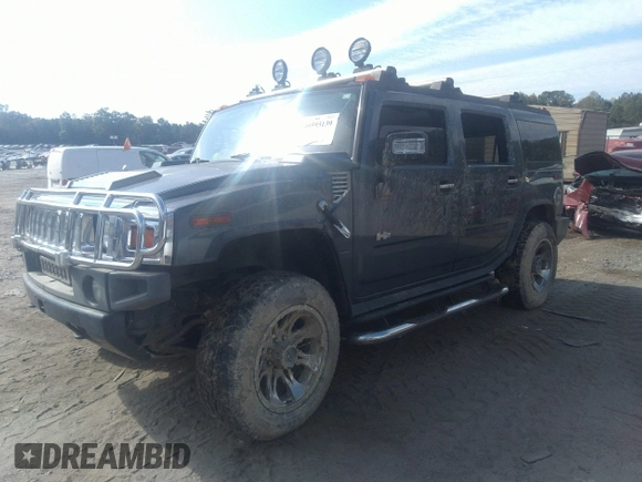 2006 Hummer H2 with VIN 5GRGN23U96H108541, listed as a IAAI auction lot 40593139 with 1 mi miles. Bid and sale history available at carsss.com. Image 2.