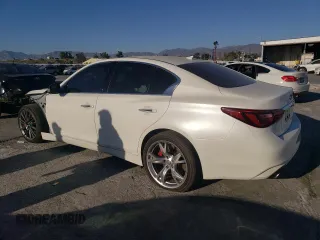 2019 Infiniti Q50 RED SPORT 400 with VIN JN1FV7AP8KM760210, listed as a Copart auction lot 47057515 with 83,924 mi miles and Salvage Title. Bid and sale history available at carsss.com. Image 2.