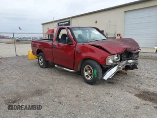2002 Ford F-150 XL with VIN 1FTRF17252NA36503, listed as a IAAI auction lot 41506556 with 1 mi miles. Bid and sale history available at carsss.com. Image 1.