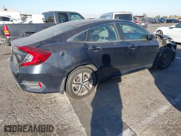 2017 Honda Civic Sedan LX with VIN 19XFC2F65HE209813, listed as a IAAI auction lot 41049476 with 61,482 mi miles. Bid and sale history available at carsss.com. Image 4.