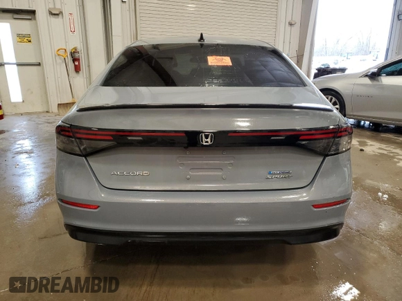 2023 Honda Accord Sport with VIN 1HGCY2F51PA006867, listed as a Copart auction lot 55299045 with 28,068 mi miles and Salvage title. Bid and sale history available at DreamBid. Image 6.