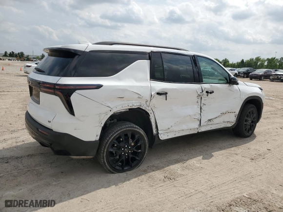 2024 Chevrolet Traverse FWD LT with VIN 1GNERGKS0RJ153334, listed as a Copart auction lot 54352135 with 8,341 mi miles and Salvage Title. Bid and sale history available at carsss.com. Image 3.