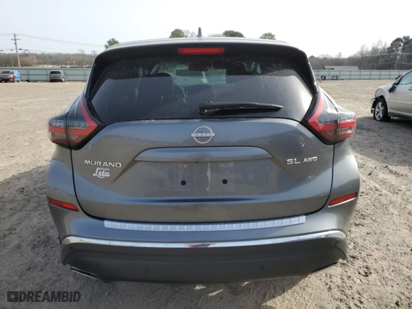2023 Nissan Murano SL with VIN 5N1AZ2CS5PC118035, listed as a Copart auction lot 48243235 with 20,447 mi miles and Salvage Title. Bid and sale history available at carsss.com. Image 6.
