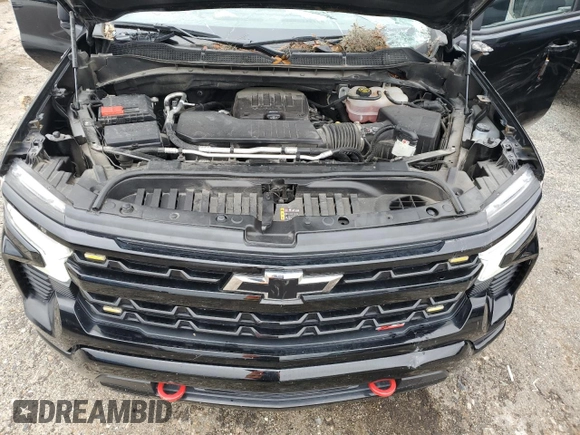 2023 Chevrolet Silverado 1500 LT Trail Boss with VIN 3GCPDFEK7PG106497, listed as a Copart auction lot 75603264 with 28,970 mi miles and Salvage Title. Bid and sale history available at DreamBid. Image 11.