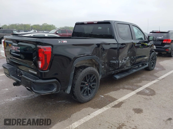2021 GMC Sierra 1500 Elevation with VIN 3GTU9CED9MG202180, listed as a IAAI auction lot 41991897 with 87,744 mi miles and . Bid and sale history available at DreamBid. Image 4.