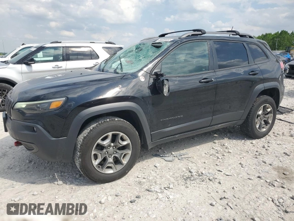 2019 Jeep Cherokee Trailhawk z VIN 1C4PJMBX2KD328612, wystawiony jako Copart lot #56859655 z przebiegiem 137 765 mil mil oraz Czysty tytuł • Clean title. Historia ofert i sprzedaży dostępna na DreamBid. Obrazek 1.