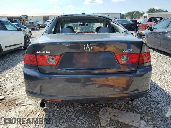 2006 Acura TSX Navi with VIN JH4CL96996C026519, listed as a Copart auction lot 63297675 with 159,219 mi miles and Salvage title. Bid and sale history available at DreamBid. Image 6.