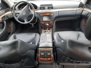 2003 Mercedes-Benz S-Class 5.0L with VIN WDBNG75JX3A326428, listed as a Copart auction lot 48180135 with 0 mi miles and Salvage Title. Bid and sale history available at carsss.com. Image 8.
