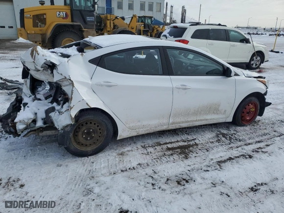 2016 Hyundai Elantra Value Edition with VIN KMHDH4AE2GU556482, listed as a Copart auction lot 47088445 with 0 mi miles and Salvage Title. Bid and sale history available at carsss.com. Image 3.