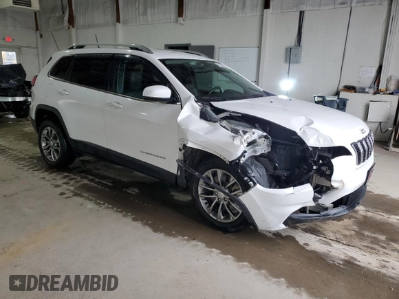 2020 Jeep Cherokee Altitude with VIN 1C4PJLLB2LD605497, listed as a Copart auction lot 51506255 with 90,599 mi miles and Salvage title. Bid and sale history available at DreamBid. Image 4.