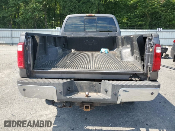 2008 Ford Super Duty F-250 SRW XL with VIN 1FTSX21518EC34074, listed as a Copart auction lot 67169704 with 110,003 mi miles and Salvage Title. Bid and sale history available at carsss.com. Image 6.
