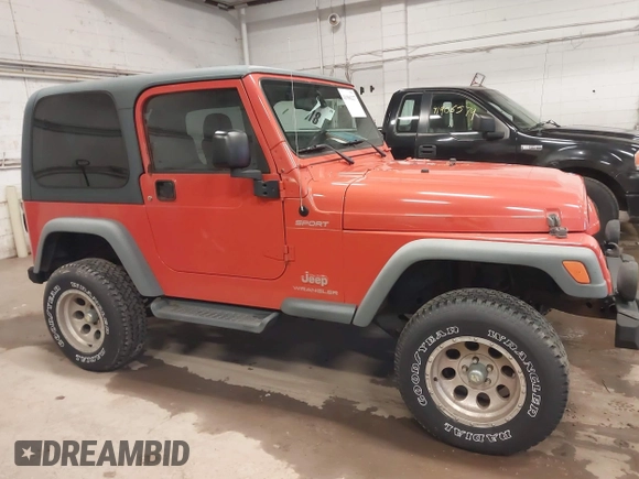 2006 Jeep Wrangler Sport with VIN 1J4FA49S06P729497, listed as a IAAI auction lot 41906227 with 134,573 mi miles. Bid and sale history available at carsss.com. Image 13.