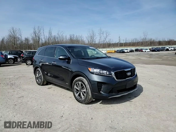 2020 Kia Sorento LX V6 with VIN 5XYPGDA51LG664690, listed as a Copart auction lot 45675565 with 48,553 mi miles and Salvage Title. Bid and sale history available at carsss.com. Image 14.